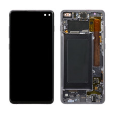 Дисплей Samsung G975 Galaxy S10 Plus, з тачскріном, в рамці, TFT, Black