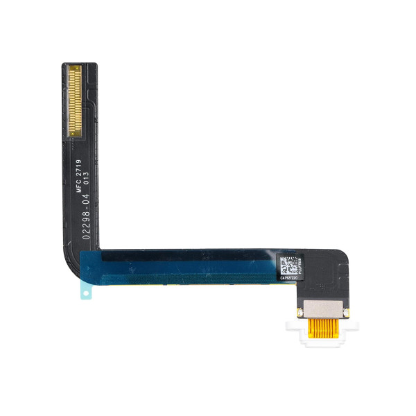 Шлейф iPad 7 2019, з роз’ємом зарядки, OEM, White