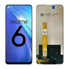 Дисплей Realme 6, 6S, (p/n: 1540396362), з тачскріном, Black