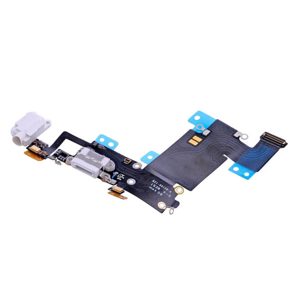 Шлейф iPhone 6S Plus, конектор зарядки, White