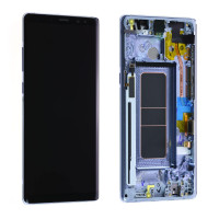Дисплей Samsung N950 Galaxy Note 8, з тачскріном, в рамці, Service Pack Original, Gray