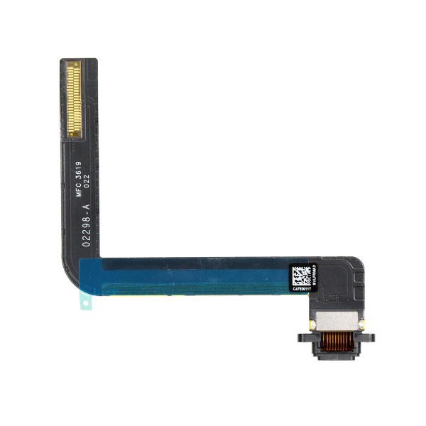 Шлейф iPad 7 2019, з роз’ємом зарядки, OEM, Black