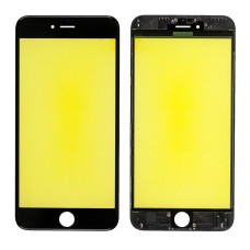 Скло дисплея iPhone 6S Plus, з рамкою та плівкою OCA, Original, Black