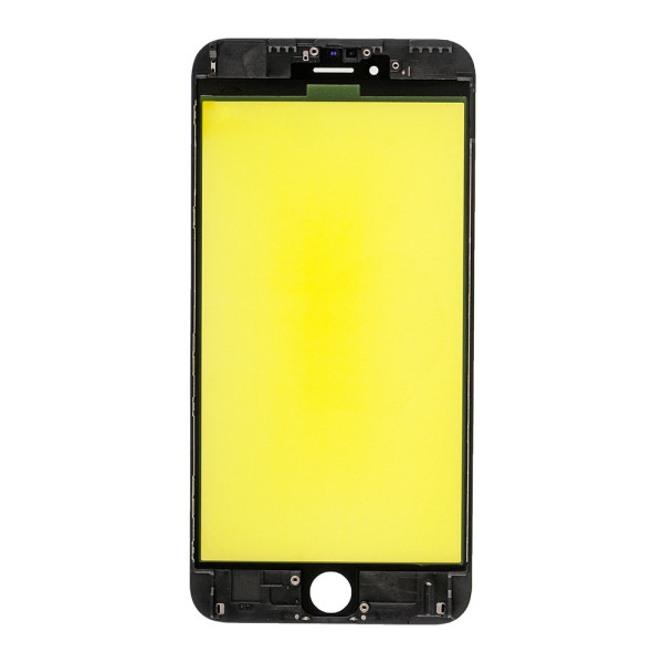 Скло дисплея iPhone 6S Plus, з рамкою та плівкою OCA, Original, Black