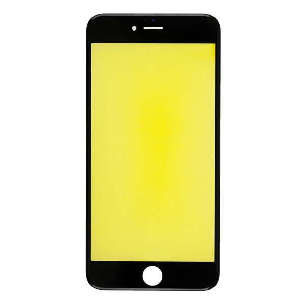 Скло дисплея iPhone 6S Plus, з рамкою та плівкою OCA, Original, Black