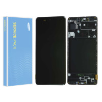 Дисплей Samsung A715 Galaxy A71, з тачскріном, в рамці, Service Pack Original
