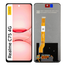 Дисплей Realme C75 4G, з тачскріном, Black, OEM