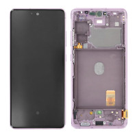 Дисплей Samsung G780 Galaxy S20 FE, з тачскріном, в рамці, Service Pack Original, Lavender