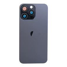 Задня кришка iPhone 15 Pro Max, зі склом камери і MagSafe магнітами, Blue Titanium, Original (Used)