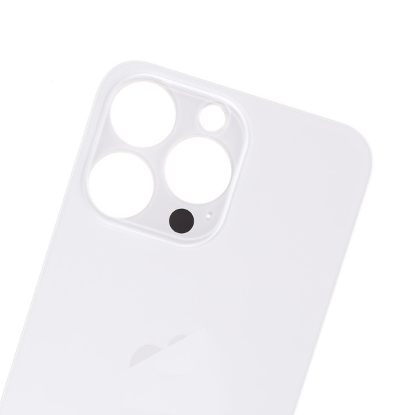 Задня кришка iPhone 13 Pro, великий виріз під камеру, White