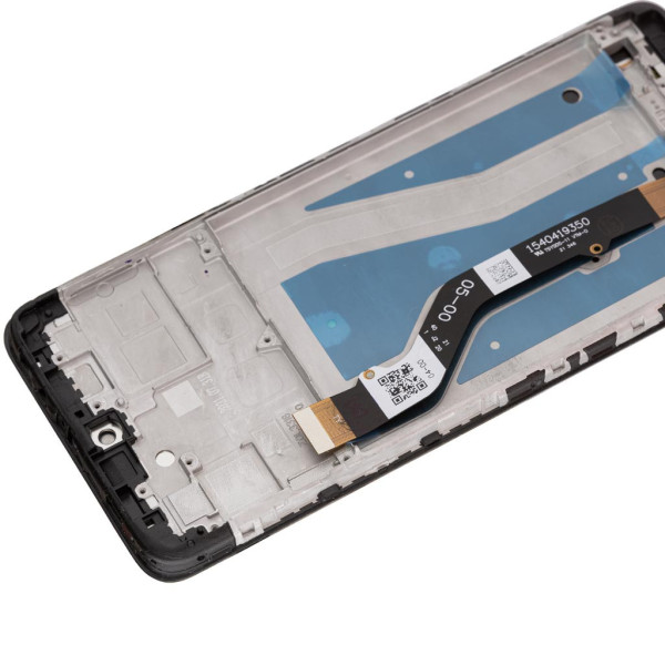 Дисплей Motorola XT2135 Moto G60, з тачскріном, в рамці, Black