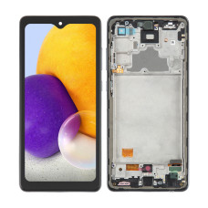 Дисплей Samsung A725 Galaxy A72, з тачскріном, в рамці, OLED (Small size 5.8")
