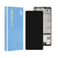 Дисплей Samsung M515 Galaxy M51, з тачскріном, в рамці, Service Pack Original, Black