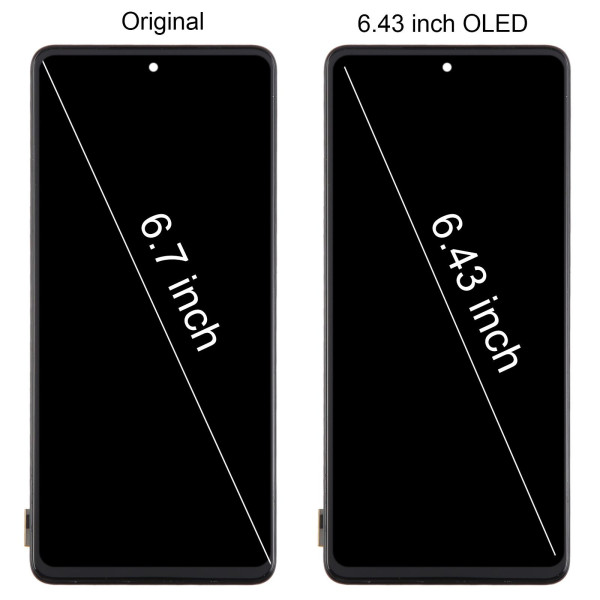 Дисплей Samsung M526 Galaxy M52, з тачскріном, в рамці, OLED