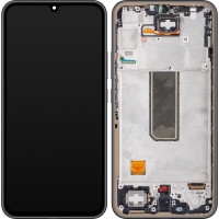 Дисплей Samsung A346 Galaxy A34, з тачскріном, в рамці, Graphite, Service