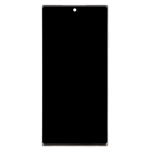 Дисплей Samsung S918 Galaxy S23 Ultra, з тачскріном, в рамці, Silver, OLED