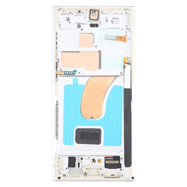 Дисплей Samsung S918 Galaxy S23 Ultra, з тачскріном, в рамці, Silver, OLED