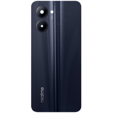 Задня кришка Realme C33, Black, зі склом камери