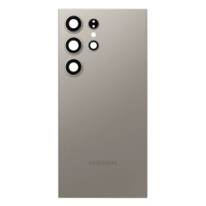 Задня кришка Samsung S928 Galaxy S24 Ultra, Gray, зі склом камери