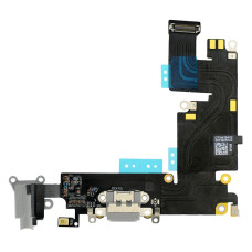 Шлейф iPhone 6 Plus конектор зарядки, мікрофон (Gray)