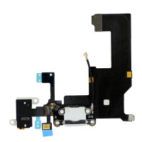 Шлейф iPhone 5G конектор зарядки, White
