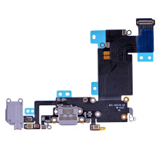 Шлейф iPhone 6S Plus, конектор зарядки, Gray