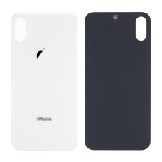 Задня кришка iPhone XS, великий виріз під камеру, White