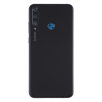 Задня кришка Huawei Y6p 2020, зі склом камери, OEM, Black