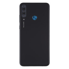 Задня кришка Huawei Y6p 2020, зі склом камери, OEM, Black