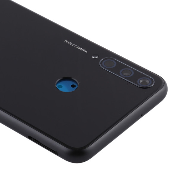 Задня кришка Huawei Y6p 2020, зі склом камери, OEM, Black