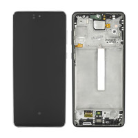 Дисплей Samsung A736 Galaxy A73 5G, з тачскріном, в рамці, Black, Original