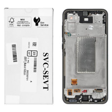 Дисплей Samsung A366 Galaxy A36 5G, з тачскріном, в рамці, Black, Service