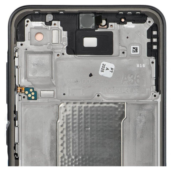 Дисплей Samsung A366 Galaxy A36 5G, з тачскріном, в рамці, Black, Service