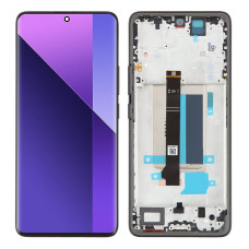 Дисплей Xiaomi Redmi Note 13 Pro+ 5G, з тачскріном, в рамці, Black, OEM