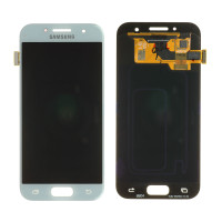 Дисплей Samsung A320 Galaxy A3 2017 (GH97-19732C) з тачскріном, Service Pack Original, Blue