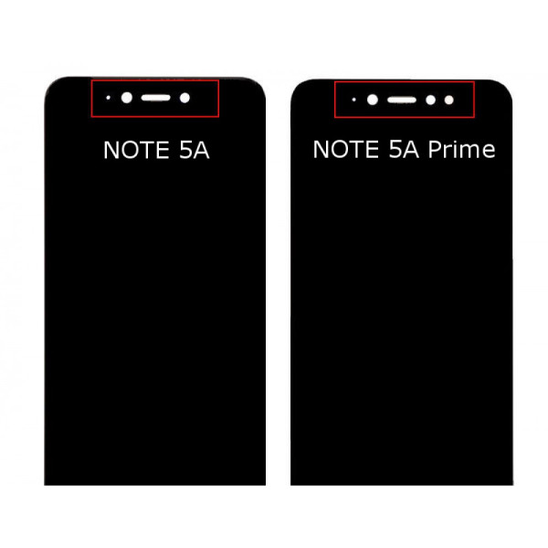 Дисплей Xiaomi Redmi Note 5A Prime, Redmi Y1, з тачскріном, Black
