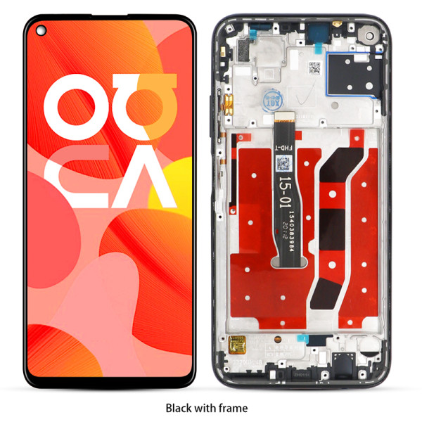 Дисплей Huawei P40 Lite, Nova 5i, Nova 6 SE, з тачскріном, в рамці, Black