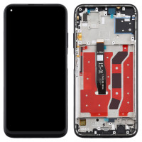 Дисплей Huawei P40 Lite, Nova 5i, Nova 6 SE, з тачскріном, в рамці, Black