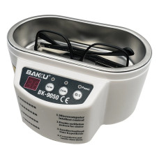 Ультразвукова ванна BAKU BK9050 з металевою кришкою (дворежимна 30W/50W, 0.7L)