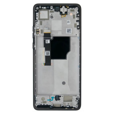 Дисплей Motorola Edge 40 Neo (XT2307), з тачскріном, в рамці, Service Pack Original, Black