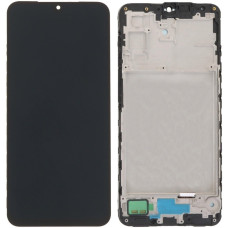 Дисплей Samsung A175 Galaxy A17 4G, з тачскріном, в рамці, Black, OLED