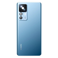 Задня кришка Xiaomi 12T, Blue, зі склом камери