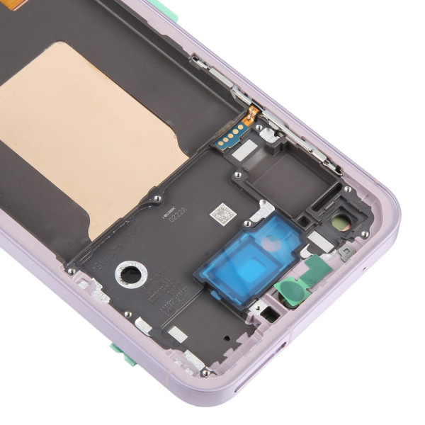 Дисплей Samsung A556 Galaxy A55, з тачскріном, в рамці, Lilac, Original