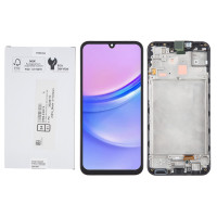 Дисплей Samsung A155 Galaxy A15, з тачскріном, в рамці, Service