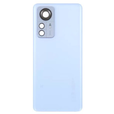 Задня кришка Xiaomi 12 Pro, Blue, зі склом камери