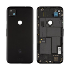 Задня кришка Google Pixel 4a, зі склом камери, Original, Black