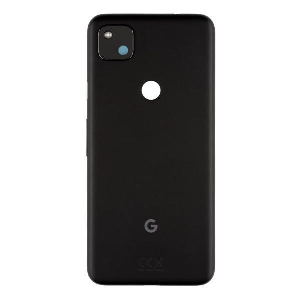 Задня кришка Google Pixel 4a, зі склом камери, Original, Black