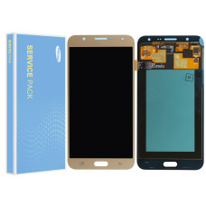 Дисплей Samsung J700 Galaxy J7, з тачскріном, Service Pack Original, Gold