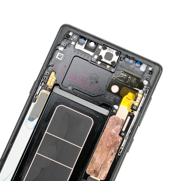 Дисплей Samsung N960 Galaxy Note 9, з тачскріном, в рамці, Service Pack Original, Black