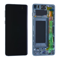 Дисплей Samsung G973 Galaxy S10, з тачскріном, в рамці, Service Pack Original, Green